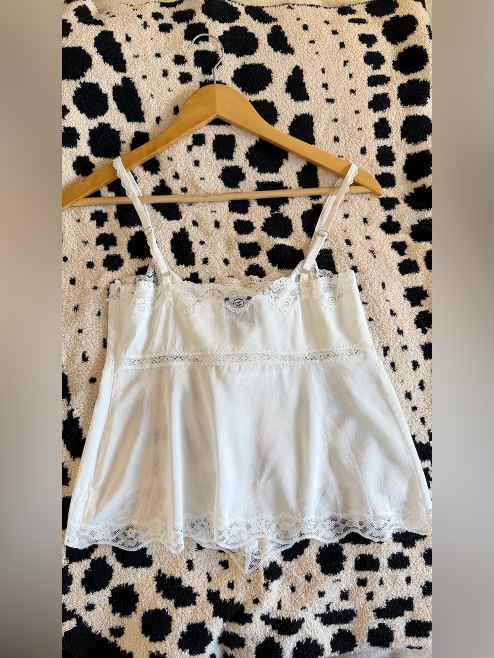 Reformation White Lace-Trim Crop Cami Top - Picture 13 of 15